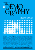 Czech Demography, 2008, Vol. 2