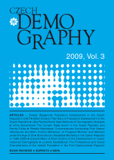 Journals - Czech Demography 2009, Vol.3