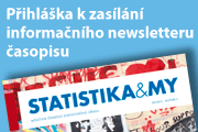 Přihláška k zasílání informačního newsletteru časopisu Statistika & MY