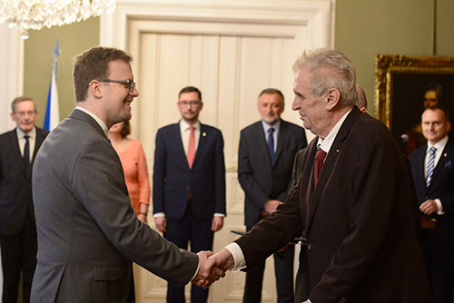Jmenování předsedy ČSÚ; Fotoarchiv KPR, foto Hana Brožková